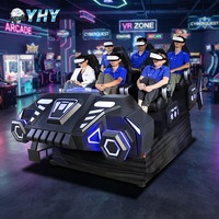 YHY Comercial, Equipo de Realidad Virtual para Juegos Interactivos en Interiores, 6 Asientos, Auto Guerrero, Cine 9D VR