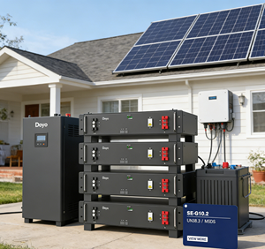 Batterie LiFePO4 Deye ESS SE-G10.2 51.2V 200Ah 10.24kWh à cycle élevé et longue durée de vie pour le stockage d'énergie des systèmes solaires domestiques - Product Image 1