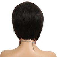 Joedir droite Bob perruques courtes pour les femmes noires Pixie Cut perruque cheveux humains meilleure vente chaude brésilienne Remy perruque de cheveux