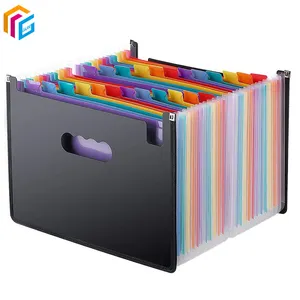 School Leverancier Documenten Pocket Organizer Document Uitbreidbaar Bestandsmap Met Labels Accordeon Map Brief Size