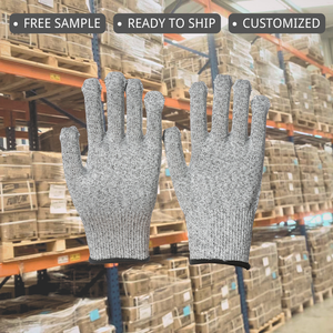 Guantes de protección para carpintero Kevlar resistente al corte de malla de carnicero ligero impreso personalizado buena venta - Product Image 2