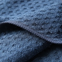 Chiffon de nettoyage de table en microfibre gaufrée de haute qualité, personnalisé, avec étiquette suspendue, pour la cuisine
