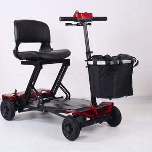 Scooter électrique pliable à 4 roues, léger et compact, en magnésium, avec moteur sans balais - Product Image 2