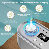 WELLSTRY OEM/ODM Nouvelle perceuse à ongles électrique haute vitesse 40000 tr/min, perceuse à ongles professionnelle portable 24W