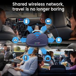 CarlinKit Android 13, Carplay y Android Auto Inalámbricos, Caja Carplay con IA, Dongle Inalámbrico, <span class=keywords><strong>IPTV</strong></span>, Reproductor de Video Netflix, 64G 128G - Product Image 4