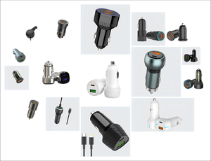 Giao dịch nóng 65W USB C nhanh chóng Sạc xe điện thoại sạc cho máy tính xách tay & máy ảnh với 4-in-1 thu vào dây và ánh sáng sao - Product Image 4