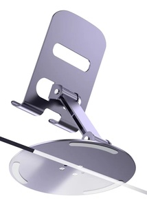 Xu Hướng Kim Loại Điện Thoại Di Động Đứng Có Thể Gập Lại Cho Ipad Cho Iphone Máy <span class=keywords><strong>T</strong></span>ính Bảng Trường Hợp Hỗ Trợ 360 ° Xoay Có Thể Điều Chỉnh Khung Điện Thoại Di Động Bàn - Product Image 3