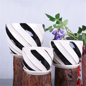 Set di 3 pz Design cinese a buon mercato bianco all'ingrosso <span class=keywords><strong>vasi</strong></span> di <span class=keywords><strong>fiori</strong></span> in ceramica vaso di ceramica Set di 3 - Product Image 2