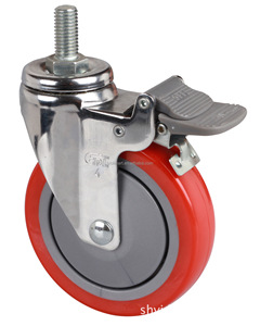 Leichte Nylon-Rad rolle 1,5 ''2'' Edelstahl 304 Werkbank rolle - Product Image 2