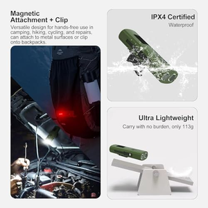 Lampe de vélo rechargeable USB avec affichage LED, 6 modes, phare de vélo pour le cyclisme - Product Image 3