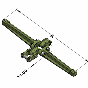 Cadena de Transportador Industrial de Alta Resistencia, Acero Forjado, Doble Flexión DA-550, para Líneas de Pintura Automotriz y Fábrica - Product Image 2