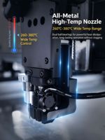Tempat Tidur Pemanas Aluminium PEI Printer 3D Industri Otomatis Dual Extruder Baru Garansi 1 Tahun USB 1000mm Cetak Cepat
