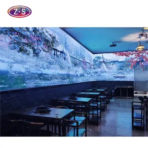 Hologram Hot Sale Multi Scene Themes Indoor 3D Hologram Wall Projector For Restaurant