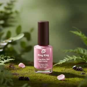 Esmalte de Uñas Ring King 10ml Color Rosa Muhly Cuidado Diario de la Piel Para Todo Tipo de Piel - Product Image 3