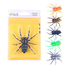 8cm 7g gros appâts souples artificiels flottant simulé <span class=keywords><strong>araignée</strong></span> forme grenouille leurres de pêche - Product Image 1