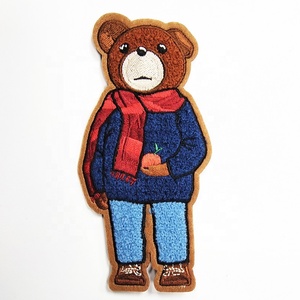 Chenille Hình Dạng Động Vật Các Bản Vá Lỗi Thân Thiện Với Môi Thêu Vải Cho Trẻ Em Của Quần Áo Tiger Elephant <span class=keywords><strong>Panda</strong></span> Owl Dễ Thương Các Tính NĂNG - Product Image 6