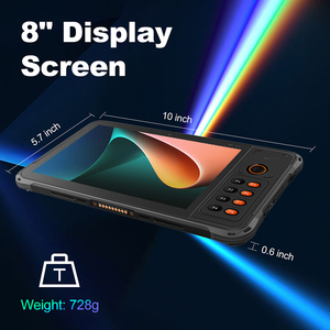 Tablette industrielle robuste, Android <span class=keywords><strong>9</strong></span>, processeur octa-core, 8 pouces, FHD, Wi-Fi, 4G, NFC, IP67, avec lecteur de codes-barres - Product Image 2
