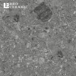 Big Chips Grey Ton P4 P5 <strong>Surface</strong> Terrazzo Flooring Tiles <strong>Designs</strong> Building Material Porcelain Tile - Product Image 4