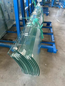 Vidrio templado curvo de seguridad de alta resistencia de fábrica de Guangdong para decoración de pared cortina de construcción para uso de panel eléctrico - Product Image 5