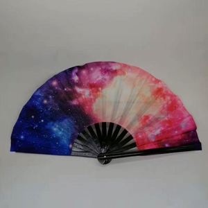 Éventail en bambou personnalisé de 33 cm, grand format, écologique, peint, style Tai Ji Kung Fu, pour la décoration intérieure ou l'artisanat de festival - Product Image 3