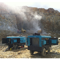 Compresseur d'air mobile diesel LGCY 18/17 de grande taille utilisant un moteur diesel, fabricants de compresseurs d'air haute pression