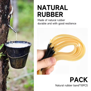 Bande de caoutchouc pour lance-pierre SYQT 2.0mm épaissie haute précision, élastique, imperméable, en latex, pour la chasse – Vente directe usine - Product Image 4