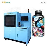 Machine d'impression à jet d'encre UV numérique 3D, ml, pour bouteilles en plastique, gobelets, bouteille en verre, articles pour boissons