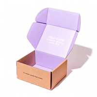 Boîte d'expédition en carton ondulé personnalisée avec logo imprimé pour flacon de parfum, cosmétique, emballage cadeau