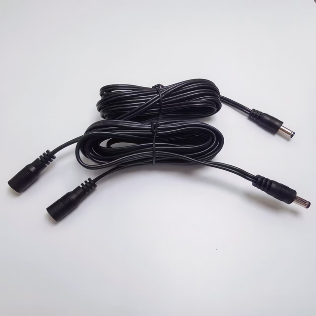 Origin factory custom DC 5521 Adapter Wire male to female Plug Power Cord DC 5.5x2.1mm Extension Power Cable