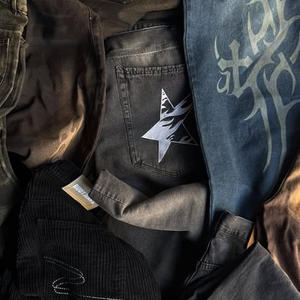 Мужские расклешенные джинсы с принтом - Product Image 3