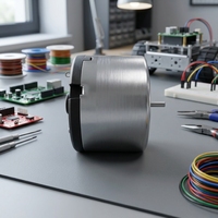 Motor DC 12V 24V 520 Brushed Permanent Magnet Mini Gear Motor Torsi Tinggi untuk Robot Peralatan Rumah Tangga DIY