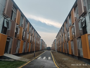 Maison préfabriquée en conteneur de 20 pieds, bâtiment modulaire à faible coût, <span class=keywords><strong>plans</strong></span> de maison en kit à vendre, fabriquée en panneaux sandwich en acier - Product Image 2