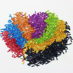 Tapas para cables de freno Bolany de aleación de aluminio rojas para bicicleta de montaña - Product Image 2