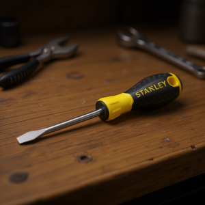 Stanley Screwdriver Standard Flat Head 6x100mm Essential <b>Tool</b> - Product Image 3