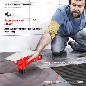 High-Frequency <b>Vibration</b> Concrete Steel Square Blade Plaster Trowel Wall <b>Rechargeable</b> Lithium Ion Power DIY Grade KA022 SQUARED - Product Image 5