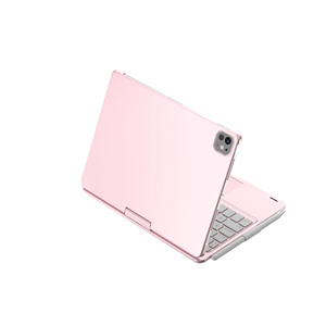 คีย์บอร์ดไร้สายแบบกรรไกรรุ่นใหม่สำหรับ <span class=keywords><strong>iPad</strong></span> <span class=keywords><strong>Pro</strong></span> 11 นิ้ว หมุนได้ 360 องศา <span class=keywords><strong>ขนาด</strong></span>เต็ม พร้อมไฟ RGB Backlit พอร์ต USB-C  พร้อมเคสป้องกันสำหรับแท็บเล็ต - Product Image 4