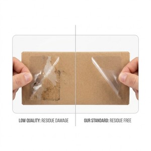 Étiquettes autocollantes promotionnelles amovibles en PET transparent et imperméable pour supermarchés, expositions, produits d'essai et promotions saisonnières - Sans résidus - Product Image 4