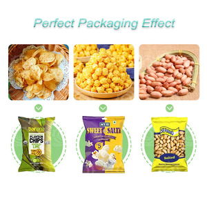 Khoai tây chiên Chuối chuối cân điền máy đóng gói tự động Snack thực phẩm chip sô cô la thanh máy đóng gói - Product Image 6