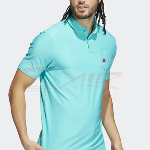 Polos en coton bambou de qualité supérieure pour hommes, à séchage rapide, à la mode avec manches courtes, réversible, coupe régulière. - Product Image 4