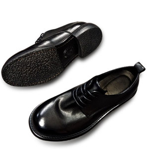 Zapatos Oxford de Vestir para Hombre, de Cuero Genuino Marrón, Punta Redonda, con Cordones, Color Sólido, para Todas las Temporadas - Product Image 6