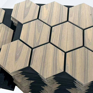 Hiện Đại Vật liệu nội thất cách âm tấm Tường hình lục giác bên trong trần âm thanh tấm cho bức tường - Product Image 2