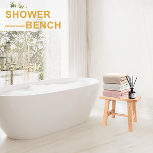 Four Directions Bamboo Saddle <b>Stool</b> B-50731 Durable Eco-Friendly <b>Bathroom</b> Furniture for Adults and Children - Product Image 5