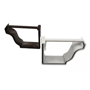 Collier <span class=keywords><strong>de</strong></span> serrage carré moderne en aluminium coloré pour <span class=keywords><strong>gouttière</strong></span>, système <span class=keywords><strong>de</strong></span> drainage des eaux pluviales et raccord <span class=keywords><strong>de</strong></span> <span class=keywords><strong>gouttière</strong></span> d'hôtel - Product Image 2