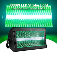 Prix d'usine Martin 3000W LED Strobe Light Super Bright DJ Flash Light RGB Stage Effect Lighting pour Bar Club Party Disco Show