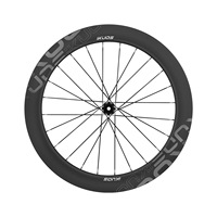 IKUOS High-Frame 50/65MM Paire de roues de vélo de route en fibre de carbone, axe traversant, frein à disque, moyeu à cliquet 36T en carbone pour BMX