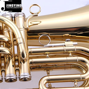 Instrumen Angin kuningan musik Jingying 2023, bodi kuningan nikel putih piston tembaga bariton berbaris - Product Image 5