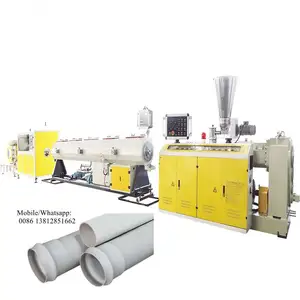 PVC CPVC UPVC Plastic Pipe Extrusion Production Line / Plastic Pipe Making Machine