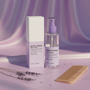 Sérum capillaire personnalisé à marque privée Biotine Collagène, nourrissant, réparateur, fortifiant, soin du cuir chevelu, huile capillaire, faible MOQ 100 - Product Image 1