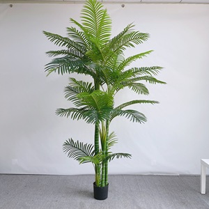 130 Cm Areca Cây Cọ Nhân Tạo Lụa Nhà Máy Màu Xanh Lá Cây Nhựa Phoenix Cây Cọ Với Nồi Màu Xanh Lá Cây Nhân Tạo Nhà Máy - Product Image 4