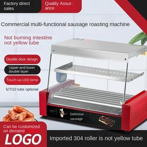 Machine commerciale de rouleau de hot-dog avec 10 rouleaux faciles à utiliser adaptés à l'industrie hôtelière et alimentaire - Product Image 2